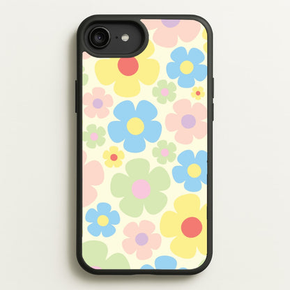 Rainbow Flowers Pattern  - Spring Phone Case for iPhone 6 Plus / 7 Plus / 8 Plus
