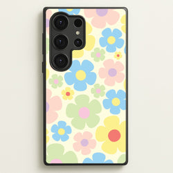 Rainbow Flowers Pattern  - Spring Phone Case for Galaxy S25 Ultra