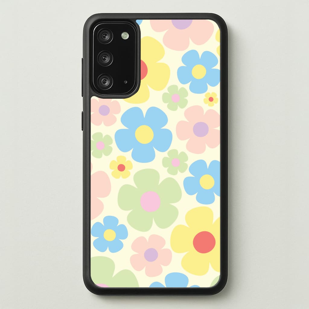Rainbow Flowers Pattern  - Spring Phone Case for Galaxy Note 20