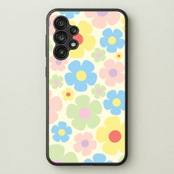 Rainbow Flowers Pattern  - Spring Phone Case for Galaxy A13