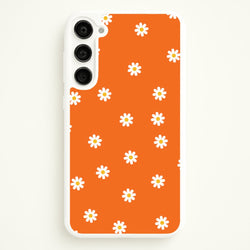 Orange Daisies  - Spring Phone Case for Galaxy S23 Plus