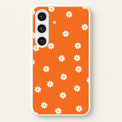 Orange Daisies  - Spring Phone Case for Galaxy S24