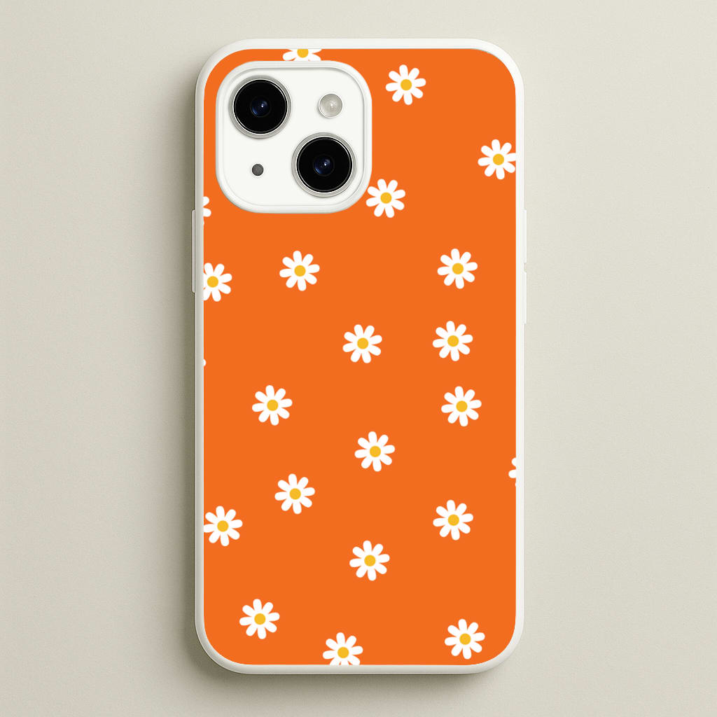 Orange Daisies  - Spring Phone Case for iPhone 15 Plus