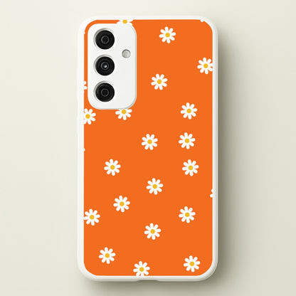 Orange Daisies  - Spring Phone Case for Galaxy A35