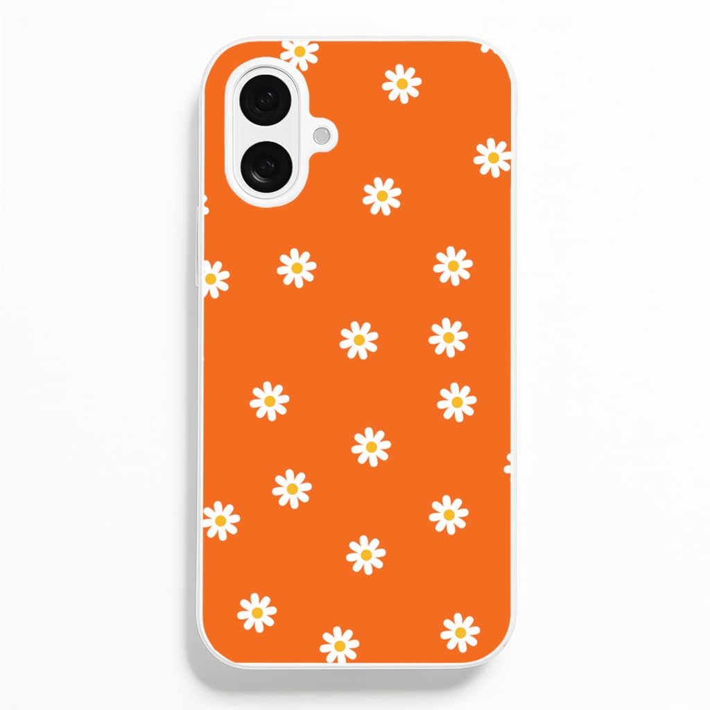 Orange Daisies  - Spring Phone Case for iPhone 16 Plus