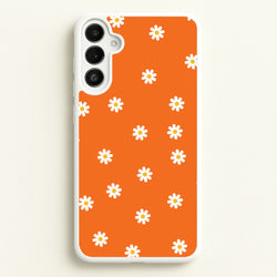 Orange Daisies  - Spring Phone Case for Galaxy A34