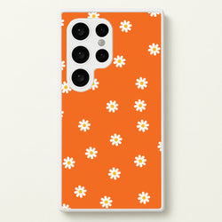 Orange Daisies  - Spring Phone Case for Galaxy S24 Ultra