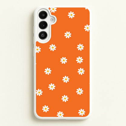 Orange Daisies  - Spring Phone Case for Galaxy A36