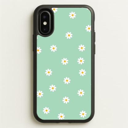 Teal Daisies  - Spring Phone Case for iPhone X / XS