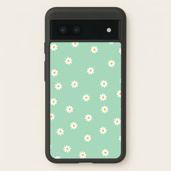 Teal Daisies  - Spring Phone Case for Google Pixel 6a