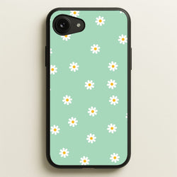 Teal Daisies  - Spring Phone Case for iPhone 16e