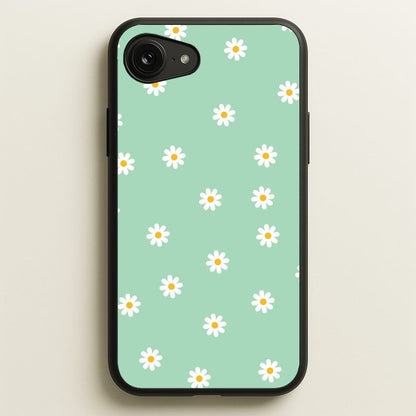 Teal Daisies  - Spring Phone Case for iPhone 16e