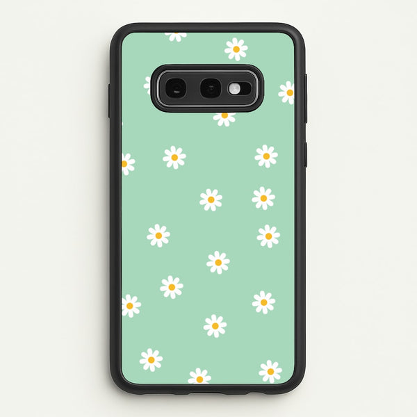 Teal Daisies  - Spring Phone Case for Galaxy S10e