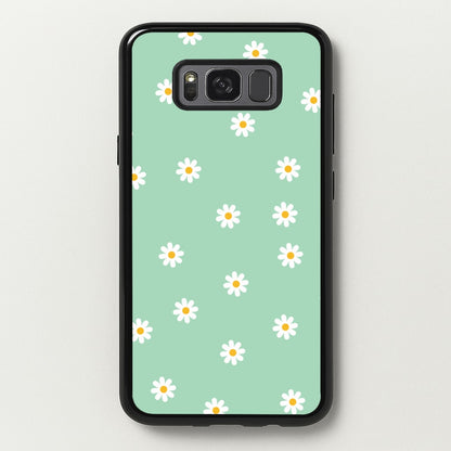 Teal Daisies  - Spring Phone Case for Galaxy S8