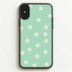 Teal Daisies  - Spring Phone Case for iPhone XS Max