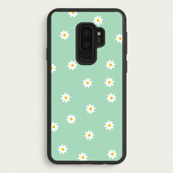 Teal Daisies  - Spring Phone Case for Galaxy S9 Plus