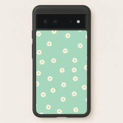Teal Daisies  - Spring Phone Case for Google Pixel 6