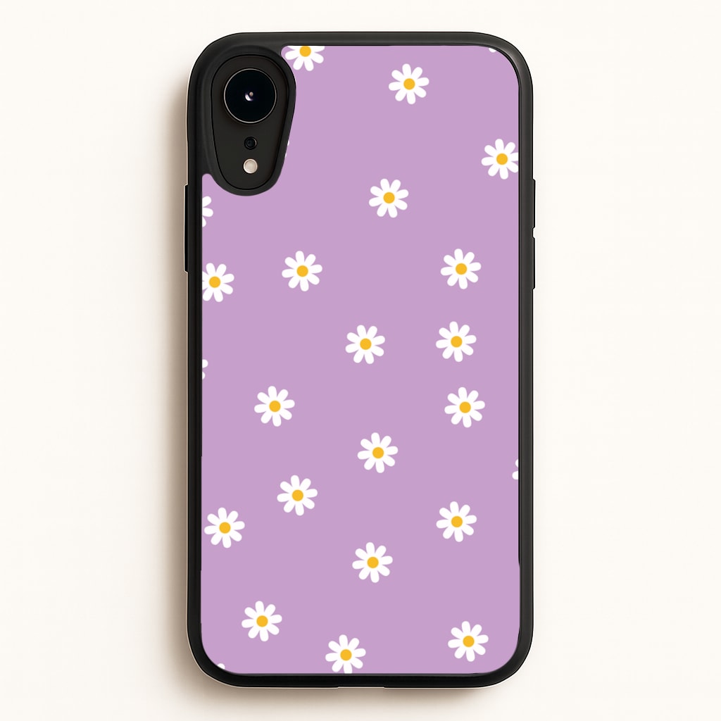 Purple Daisies  - Spring Phone Case for iPhone XR