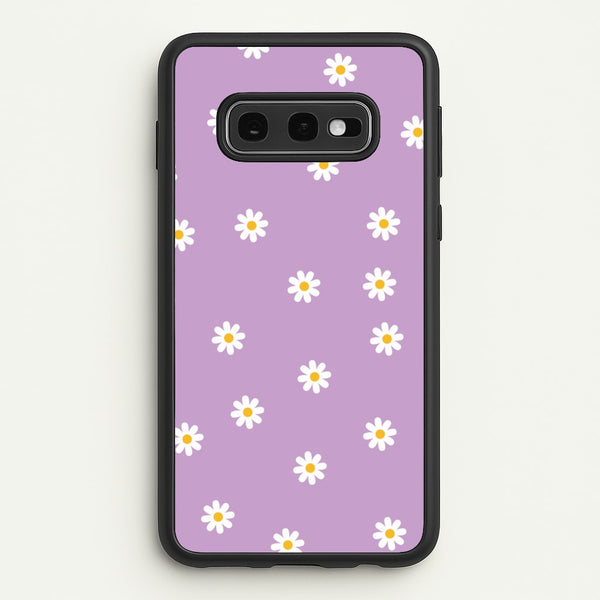 Purple Daisies  - Spring Phone Case for Galaxy S10e