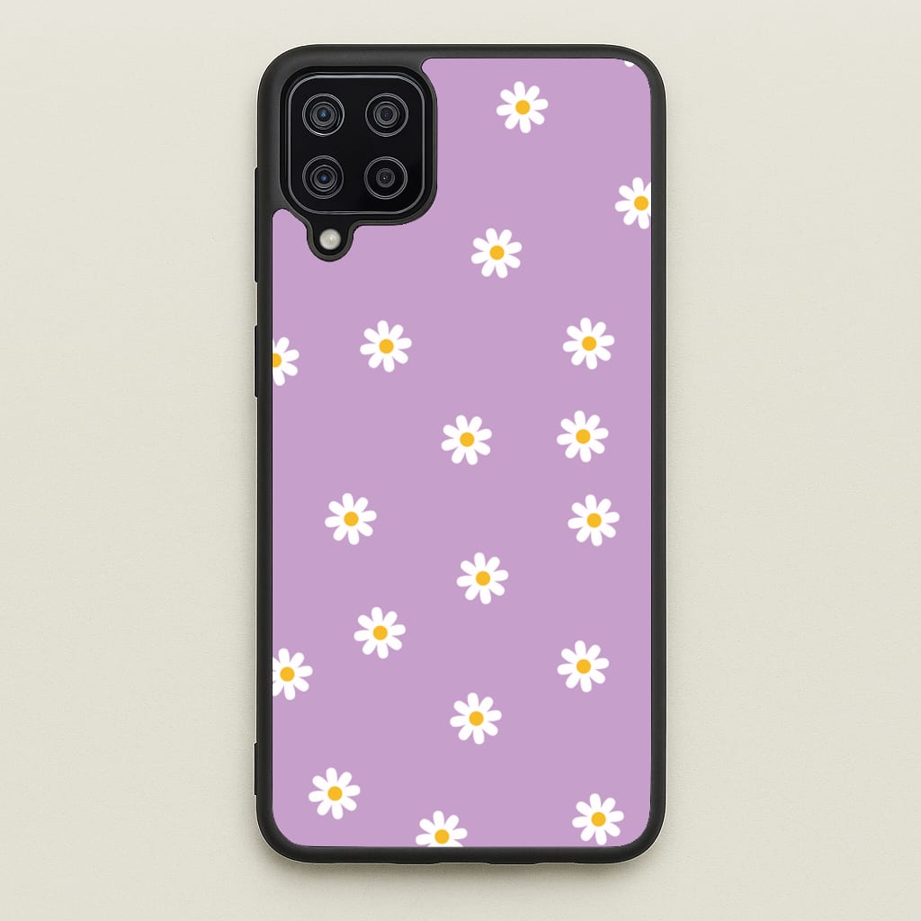 Purple Daisies  - Spring Phone Case for Galaxy A12