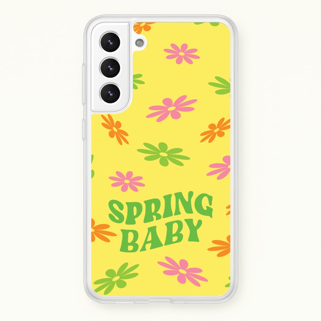 Spring Baby Retro Pattern  - Spring Phone Case for Galaxy S21
