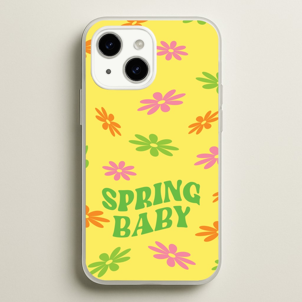 Spring Baby Retro Pattern  - Spring Phone Case for iPhone 15 Plus