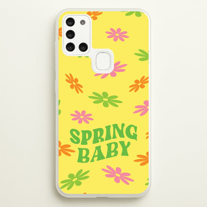 Spring Baby Retro Pattern  - Spring Phone Case for Galaxy A21s