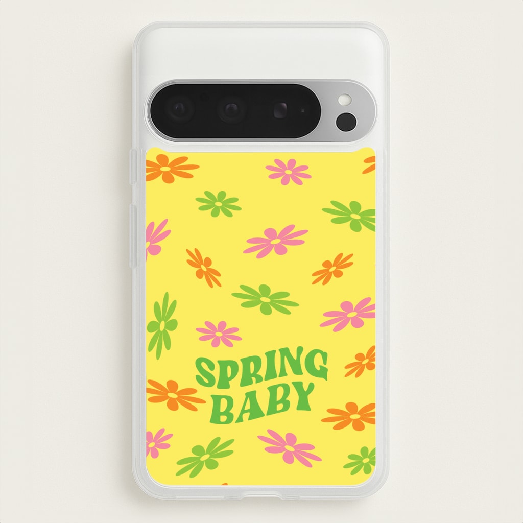 Spring Baby Retro Pattern  - Spring Phone Case for Google Pixel 9 Pro XL