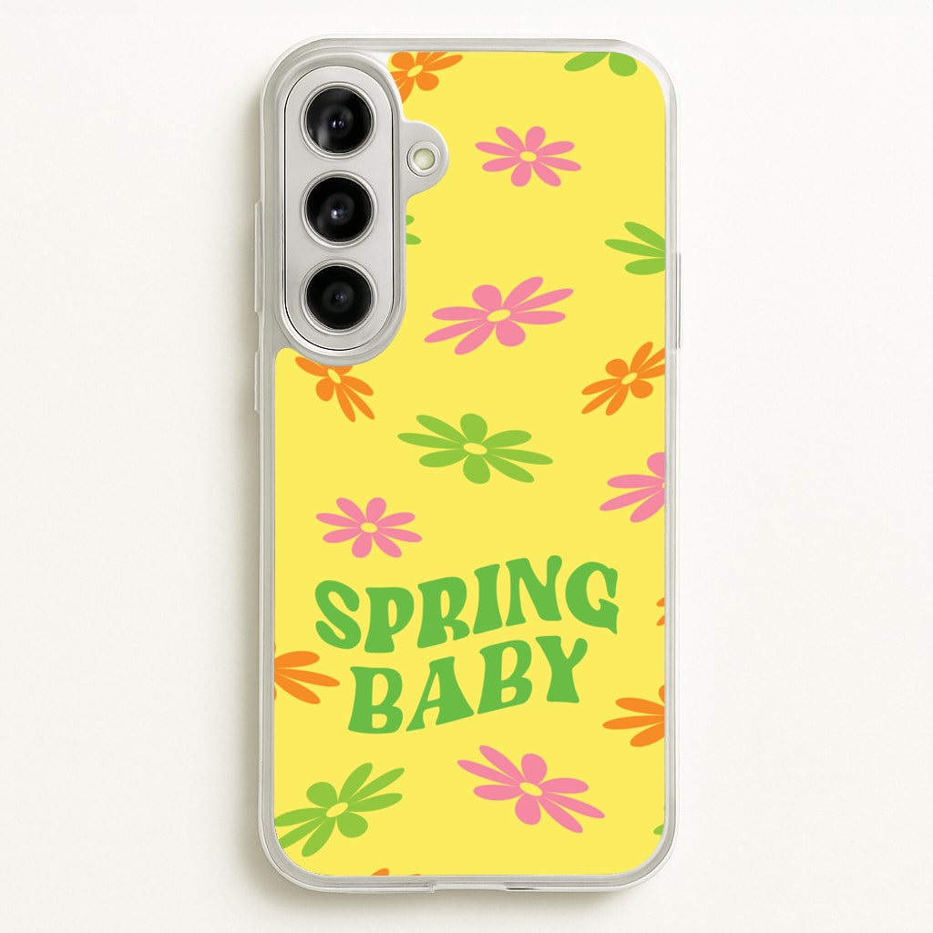 Spring Baby Retro Pattern  - Spring Phone Case for Galaxy A56
