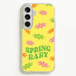 Spring Baby Retro Pattern  - Spring Phone Case for Galaxy A56