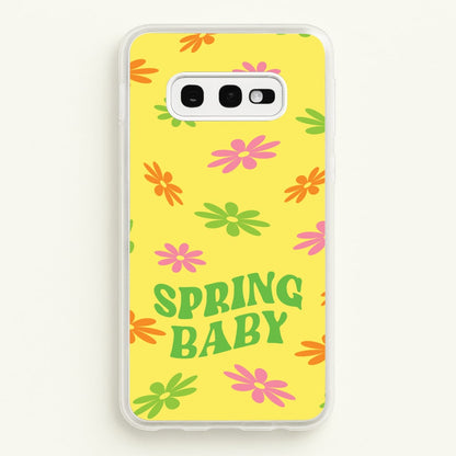 Spring Baby Retro Pattern  - Spring Phone Case for Galaxy S10e