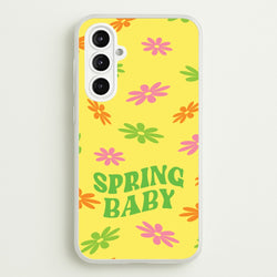 Spring Baby Retro Pattern  - Spring Phone Case for Galaxy A16