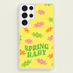 Spring Baby Retro Pattern  - Spring Phone Case for Galaxy S22 Ultra
