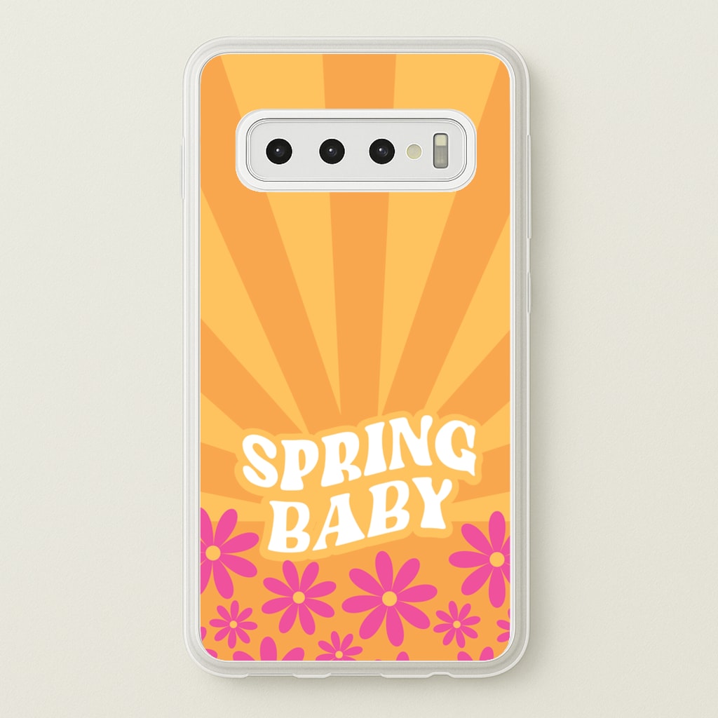 Spring Baby Retro   - Spring Phone Case for Galaxy S10