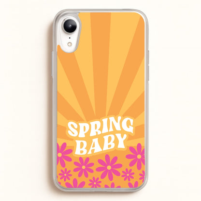 Spring Baby Retro   - Spring Phone Case for iPhone XR