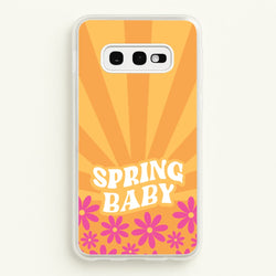 Spring Baby Retro   - Spring Phone Case for Galaxy S10e