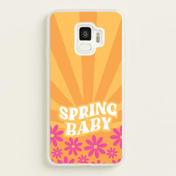 Spring Baby Retro   - Spring Phone Case for Galaxy S9