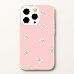 Dusty Pink Daisy Pattern  - Spring Phone Case for iPhone 14 Pro Max