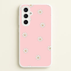 Dusty Pink Daisy Pattern  - Spring Phone Case for Galaxy A16