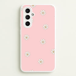 Dusty Pink Daisy Pattern  - Spring Phone Case for Galaxy A14