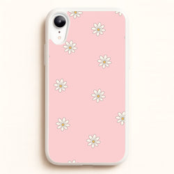 Dusty Pink Daisy Pattern  - Spring Phone Case for iPhone XR