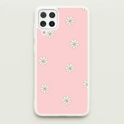 Dusty Pink Daisy Pattern  - Spring Phone Case for Galaxy A12