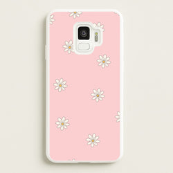 Dusty Pink Daisy Pattern  - Spring Phone Case for Galaxy S9