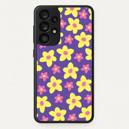 Purple Abstract Floral Pattern  - Spring Phone Case for Galaxy A33