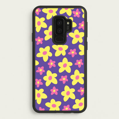 Purple Abstract Floral Pattern  - Spring Phone Case for Galaxy S9 Plus