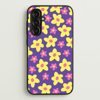 Purple Abstract Floral Pattern  - Spring Phone Case for Galaxy A16