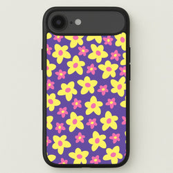 Purple Abstract Floral Pattern Phone Case for iPhone 17 Air