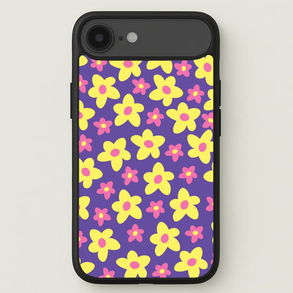Purple Abstract Floral Pattern Phone Case for iPhone 17 Air