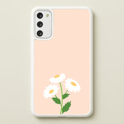 Peach And Dasies   - Spring Phone Case for Galaxy S20FE