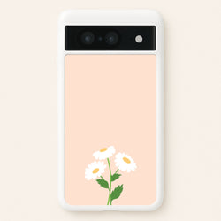 Peach And Dasies   - Spring Phone Case for Google Pixel 8